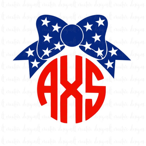 Download 4th of July Bow SVG 4th of July SVG Fourth of July SVG