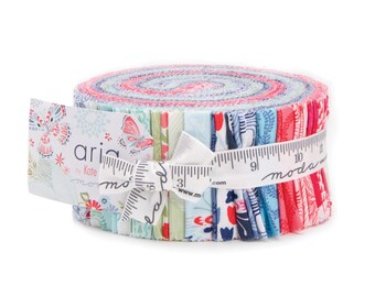 Aria by Kate Spain for Moda Jelly Roll - 27230JR - Precut quilting and sewing fabric, free postage in Australia