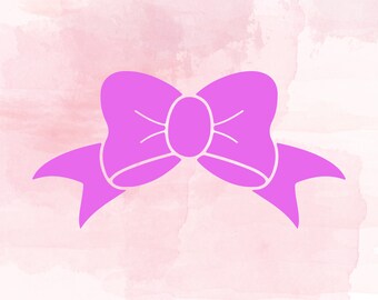 Bow svg | dxf pdf svg png jpg | Silhouette Studio Design | Files for Cameo, Cricut Explore & Electronic Cutters| Bow clipart | girly svg
