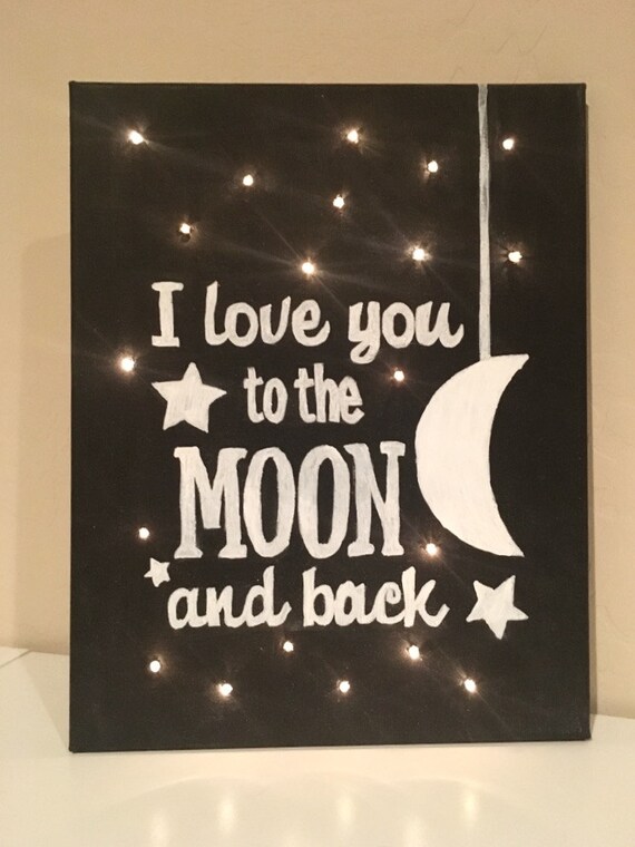 DIY KIT Light Up Canvas Chalkboard Create Your Own Craft