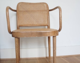 Mid century Josef Hoffman Thonet Prague 811 bentwood dining chair