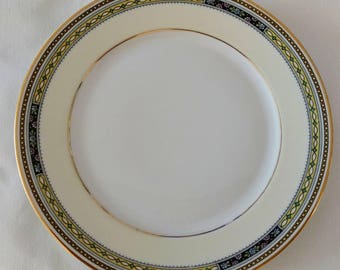 Antique Bavarian China Heinrich & Co Pattern 10263 Bread Plate 6.25"