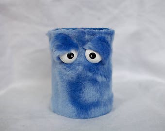 Kids Instruments Shaker - Furry Blue Handmade Durable Eco-Friendly Fun Coolest Shaker Drums For Kids