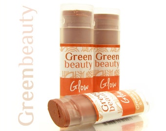Cream Blush, Glow, blush stick, mineral makeup, mineral blush, cheek stain, cheek blush, lip stick, natural blush, makeup, face blush