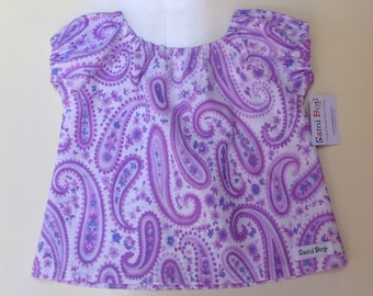 Samibop Cotton Paisley Smock Top - Size 1 (1T)