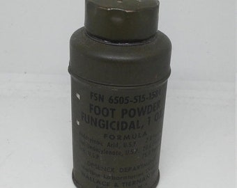 Spring Sale Vintage WW2 US Foot Powder Desenex Department