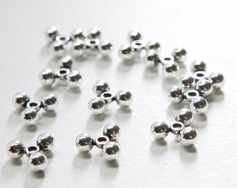 12pcs Oxidized Silver Tone Base Metal Spacers-Daisy 15mm (16465Y-J-83)
