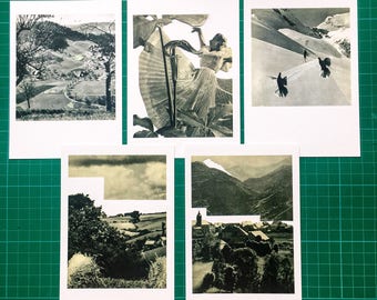 Postcard pack: Bavarian collages, set of five, ten or fifteen