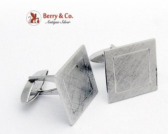 SaLe! sALe! Sterling Silver Square Cufflinks