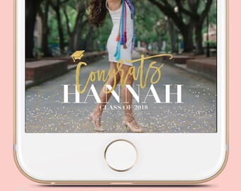 Snapchat Geofilter Graduation, Geofilter Party, Graduation Party, Graduation Geofilter, Graduation Filter, Class of 2018, Congrats Grad