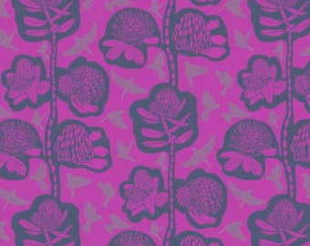 Sweet Dreams by Anna Maria Horner for Free Spirit - Remains - Jacaranda - 1/2 yard Cotton Quilt Fabric