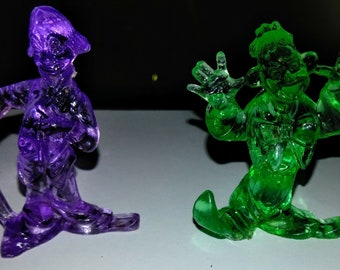 1980's Plastic Clown Figures