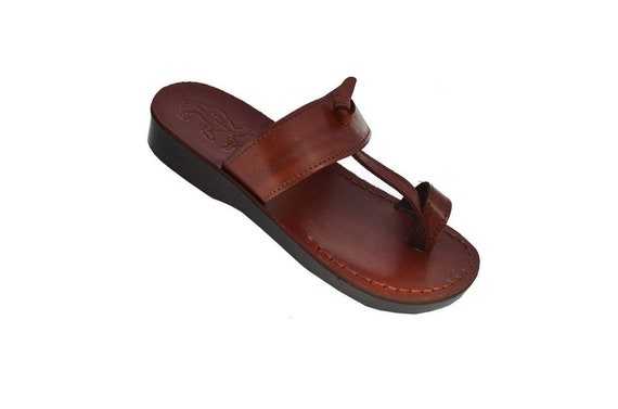 Jesus sandals for men made from genuine leather made in
