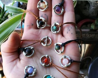 BUILD YOUR OWN custom mini crystal fidget spinner | spinning beads | handmade soldered jewelry | anxiety ~ meditation ~ calm ~ focusing