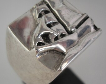 ring in silver 95% brick