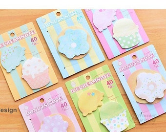 Ice Cream/Donut Sticky Notes