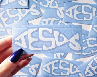 Jesus Fish Vinyl Decal