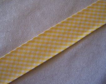 Through yellow gingham, width 40/20 mm (Bi-19020)