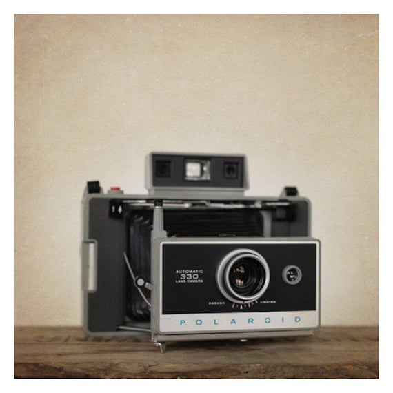 Items similar to Vintage Camera Wall Art - Polaroid 330 Land Camera ...