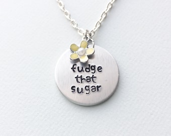 Unbreakable Kimmy Schmidt, Fudge That Sugar, Kimmy Schmidt, kimmy schmidt jewelry, kimmy schmidt necklace, gift ideas, unbreakable