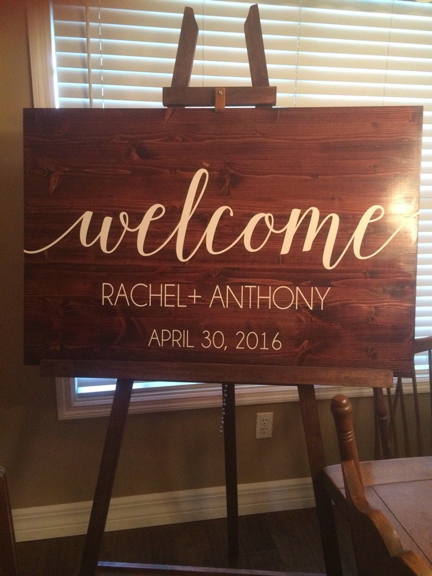 How To Apply Vinyl Decal >> Welcome Sign Vinyl Decal | DIY Wood Signs | Wedding Welcome Sign | DIY Palette Signs How To Apply Vinyl Decal >> Welcome Sign Vinyl Decal | DIY Wood Signs | Wedding Welcome Sign | DIY Palette Signs