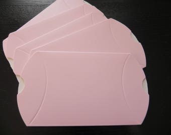 Set of 5 pink sugared almond milk measuring 7 x 9 cm open