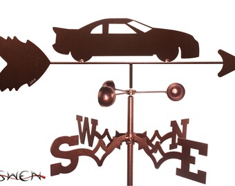 Hand Made Stock Race Car Nascar Racing Weathervane NEW