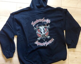 Zip Hooded Cardigan "Hardcore For Life"