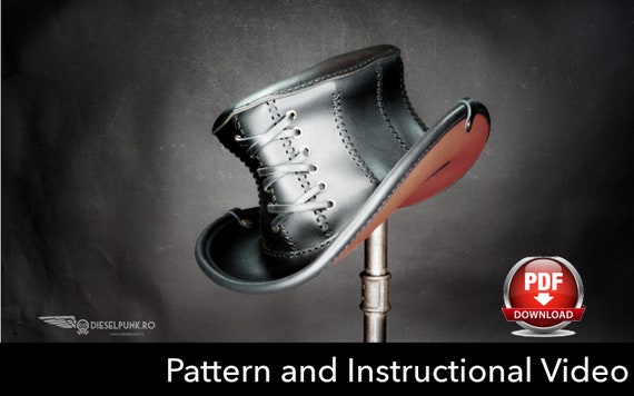 Top Hat Pattern DIY Pattern Steampunk Hat DIY Pdf   Il 570xN.1494052837 6p1g 