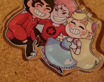 SVTFOE - Star vs. the forces of Evil TomStarMarco Acrylic Keychain