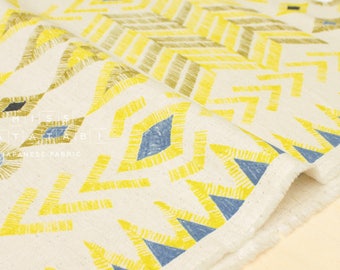 Japanese Fabric Kokka Fabric Caravan by Yurtao - tribal - B - fat quarter