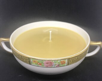Amaretto Nog Vintage Tea Cup Candle