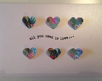 All you need is love card