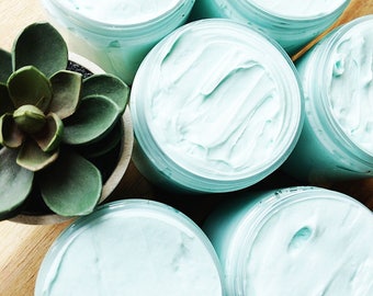 Whipped Body Butter. Body Butter Lotion. Eucalyptus & Mint Whipped Body Butter. Body Lotion. Whipped lotion. Natural Body Butter. Hand cream