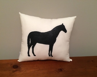 stuffed horse pillow