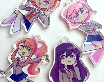 Doki Doki Literature Club keychains