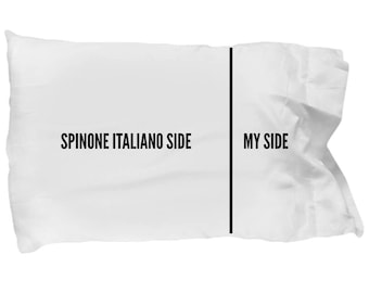 Spinone Italiano Pillow Case - Funny Spinone Italiano Pillowcase - Spinone Italiano Dog Side My Side