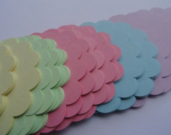Scalloped Circle Die Cuts Set of 50