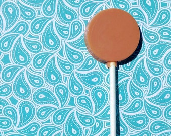 Chocolate Malt Milkshake Lollipops