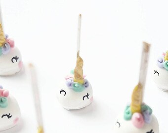 1:12 dollhouse miniature food unicorn cakepops / miniature dollhouse cakepops / dollhouse unicorn cake / miniature rainbow cake scale
