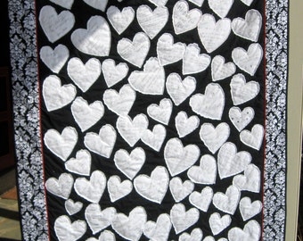 Wedding Guest Book Quilt, Unique Wedding Guest Book, Wedding guest book alternative, wedding gift, Autograph Quilt