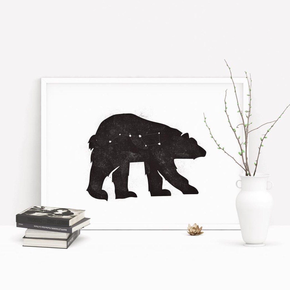 Ursa Major Bear Print Constellation Print Bear Print