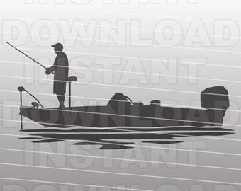 Free Free 236 Silhouette Fishing Boat Svg SVG PNG EPS DXF File
