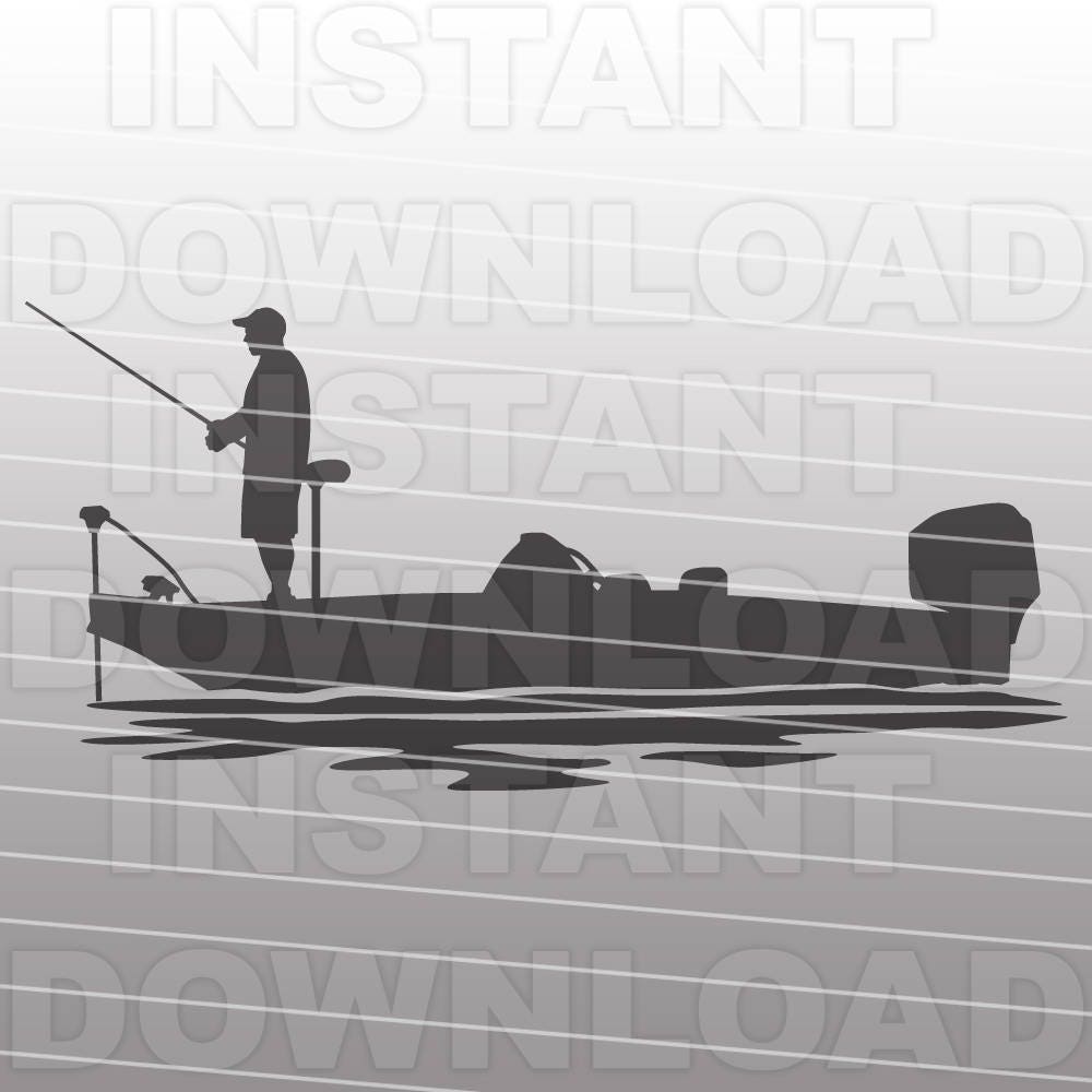 Free Free 205 Fisherman Fishing Boat Svg SVG PNG EPS DXF File