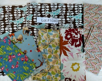 RARE Moda Fabric DESTASH LOT F1040 First 2 Images only. Hard to Find Quilting Cotton Nearly 2 yards Erin Michael Up Town, Freebird Momo...