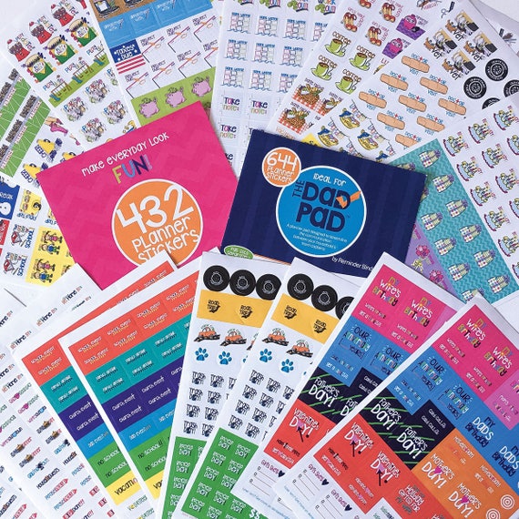 Event Planner Stickers Pick TWO sets Choose from 4 sticker