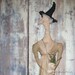 Hedge Witch, A Primitive Folk Art pattern from Raven's Haven