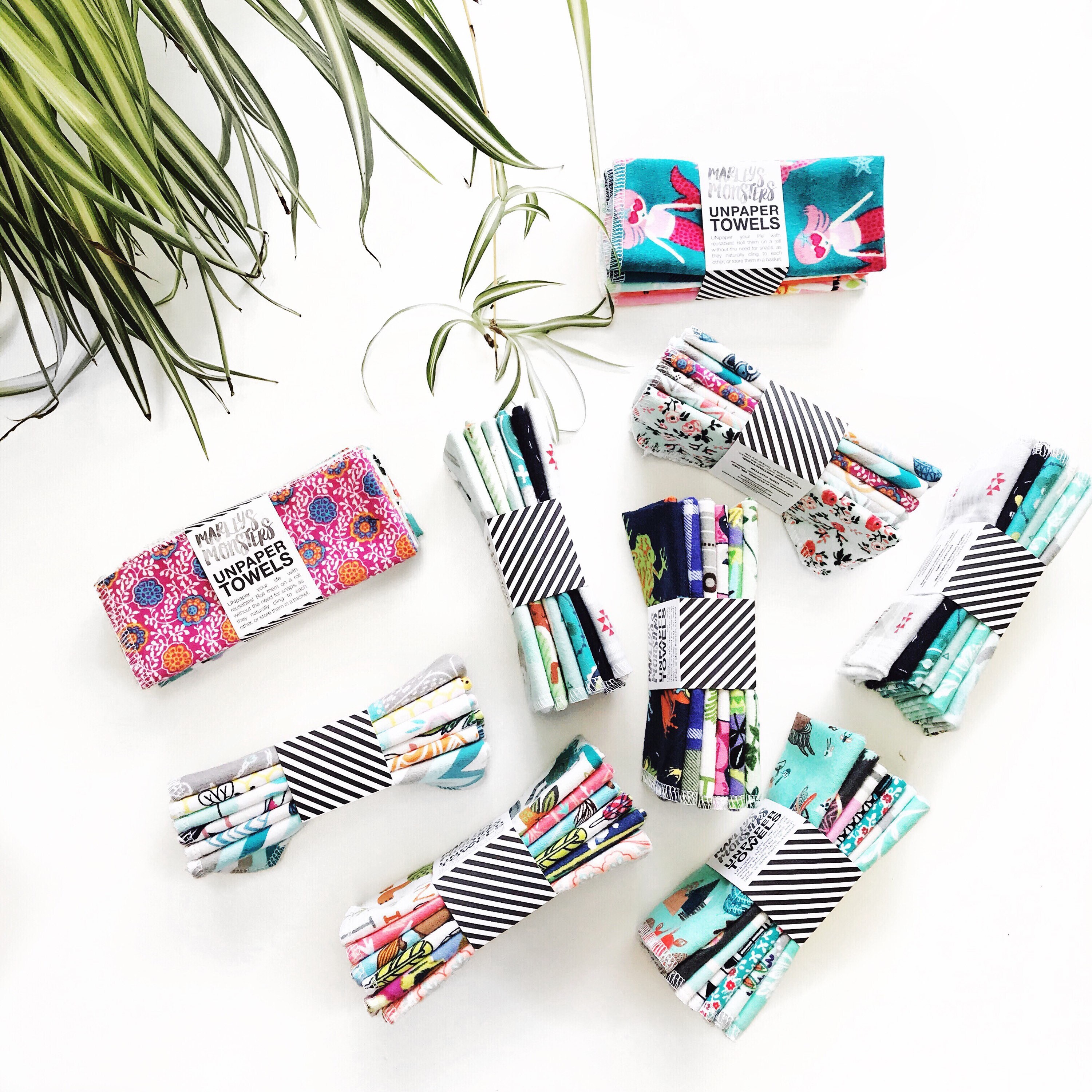 6 UNPAPER TOWELS. You choose prints.