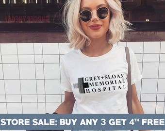 Grey Sloan Memorial Hospital Shirts. Grey's Anatomy Shirts Meredith Grey Derek Shepherd Grey's Gifts Ideas Instagram Gifts Women Shirt Men