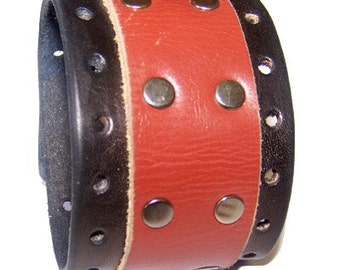 Hand Made Rockstar Leather Wrist Cuff